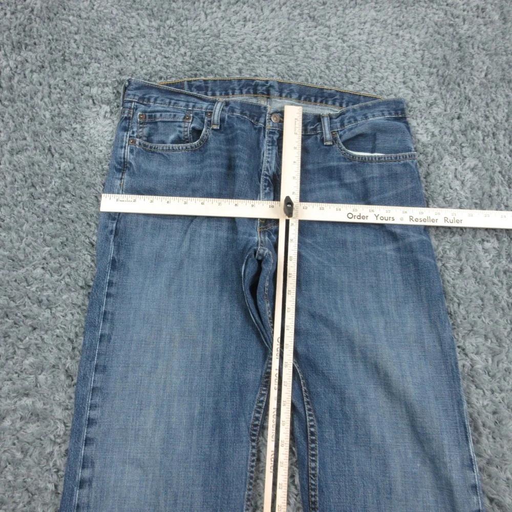Levis 514 Jeans Mens 38x32 Blue Straight Leg Denim Medium Wash Classic 37x31*